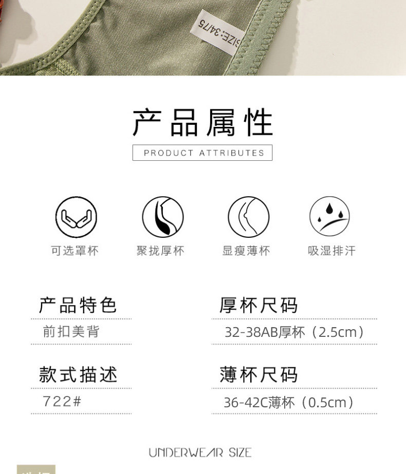 图片[14]-前扣内衣女小胸聚拢调整型无钢圈美背文胸罩套装上托收副乳防下垂-DMC